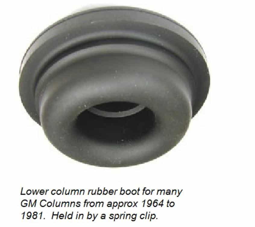 Lower column boot 4 GM Columns 1964-81.